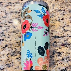 Corkcicle & Rifle Paper Co. 16oz. Stainless Travel Mug tumbler in Lively Floral